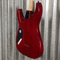 ESP LTD MH-200 Quilt Neck Thru See Thru Black Cherry Guitar MH200QMNTSTBC #2429 Used