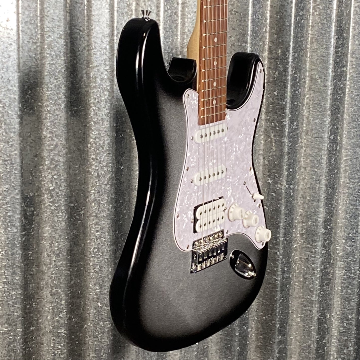 Musily MST-1 Strat Style HSS Guitar Silver Burst  #031720260001 Used