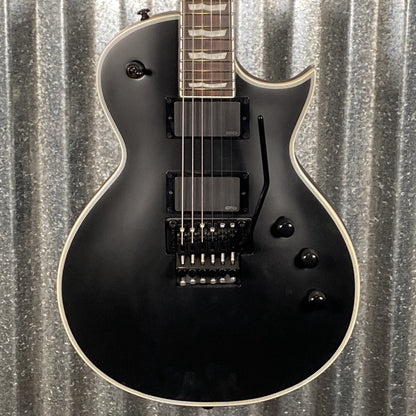 ESP LTD EC-1000 FR Floyd Rose Black Satin EMG Guitar EC1000FRBLKS #1106 Used