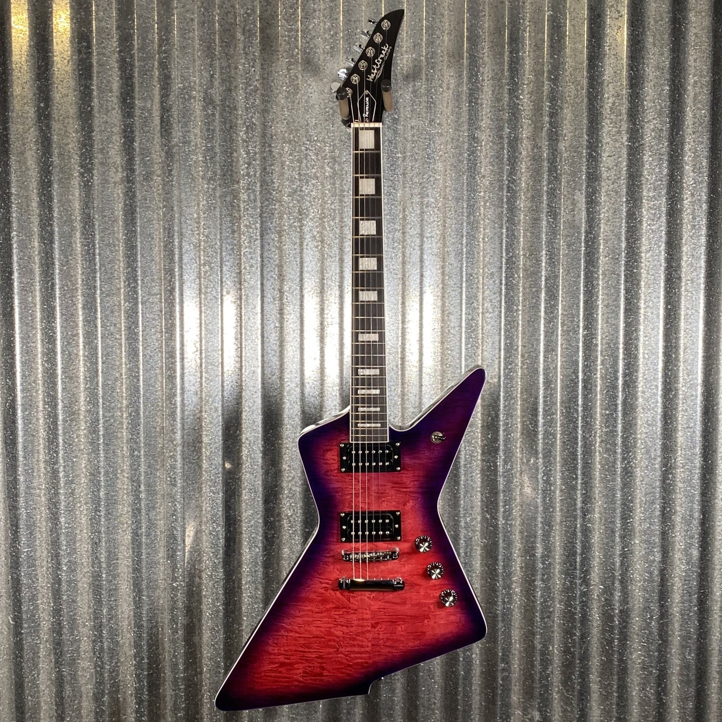 Westcreek Guitars Revenge Explorer Style Transparent Purple #0065 Used