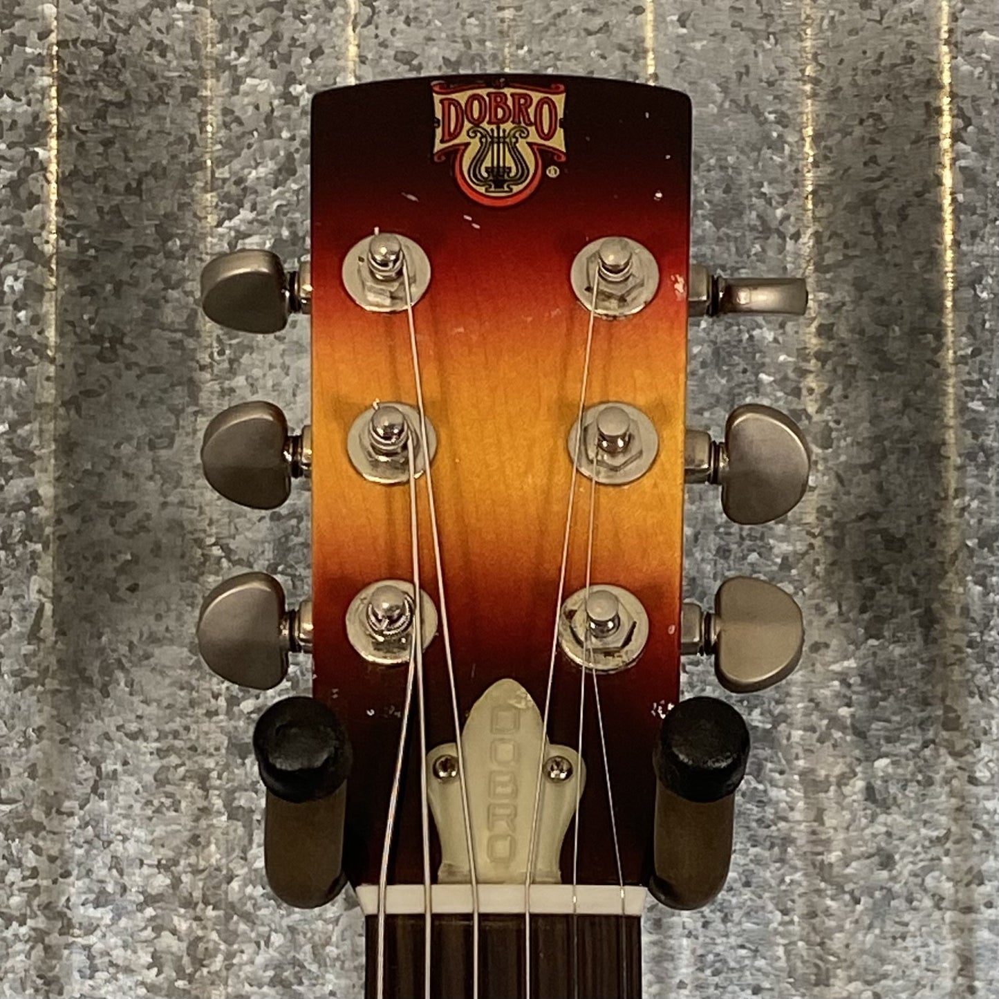 Dobro Model 114 Resonator Sunburst Guitar & Case #X1107 Used