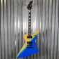 Westcreek Guitars Revenge Explorer Style Gradient Blue Yellow #0157 Used