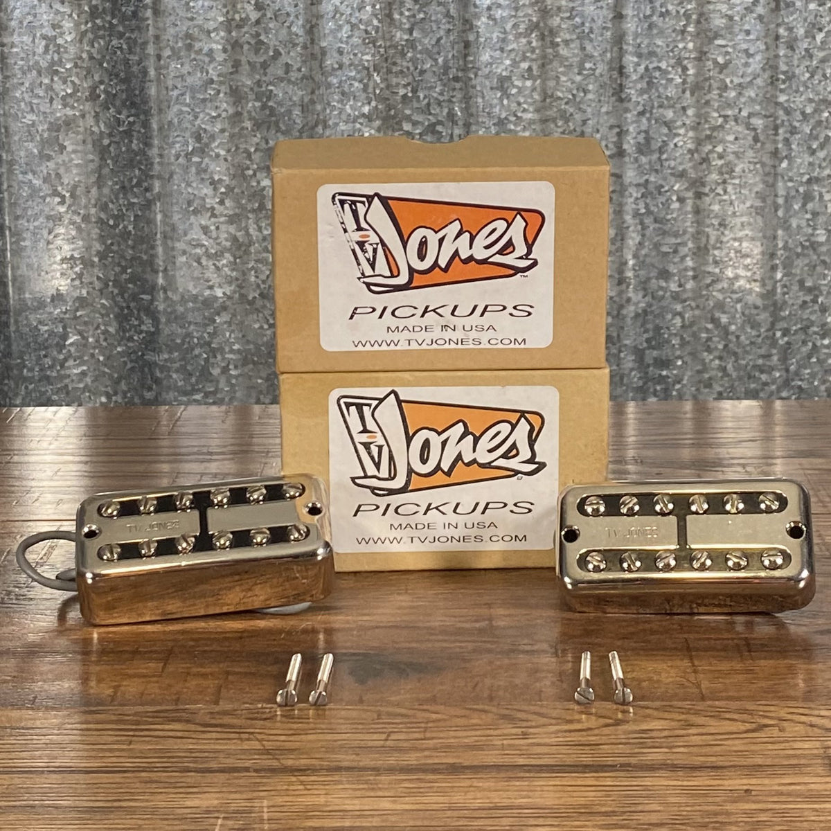 TV Jones TV Classic Neck Bridge Pickup Set Chrome Used