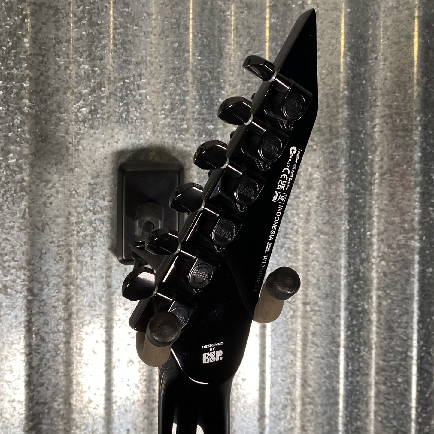 ESP LTD M-201HT Baritone Hard Tail Black Guitar M201BHTBLK #0639 Used