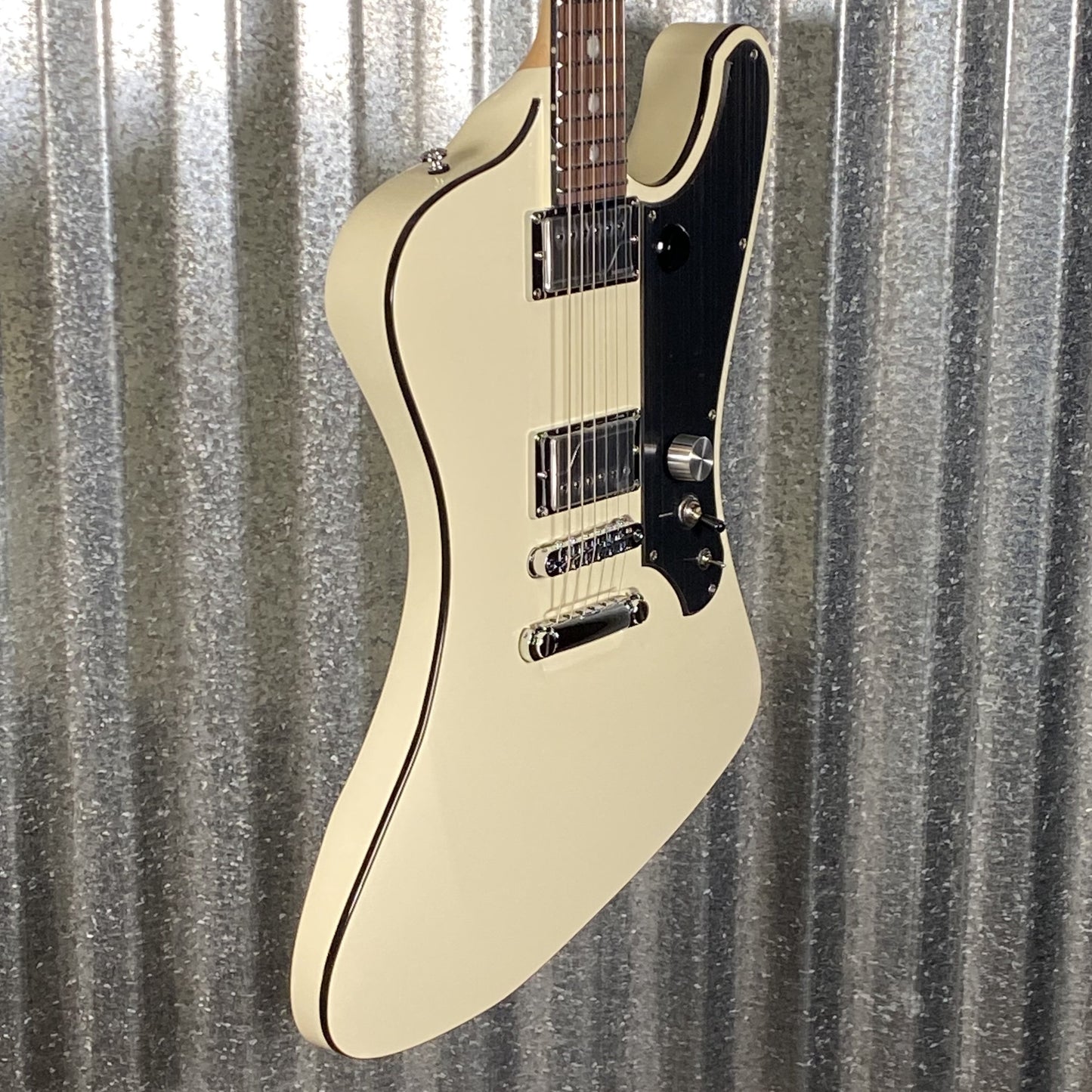 ESP LTD RZK-III Richard Z Kruspe Olympic White Guitar & Case RZKIIOW #0527 Used