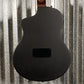 Ortega RTPSTD-SBK Black Thinline Nylon Acoustic Electric Guitar & Bag #0547