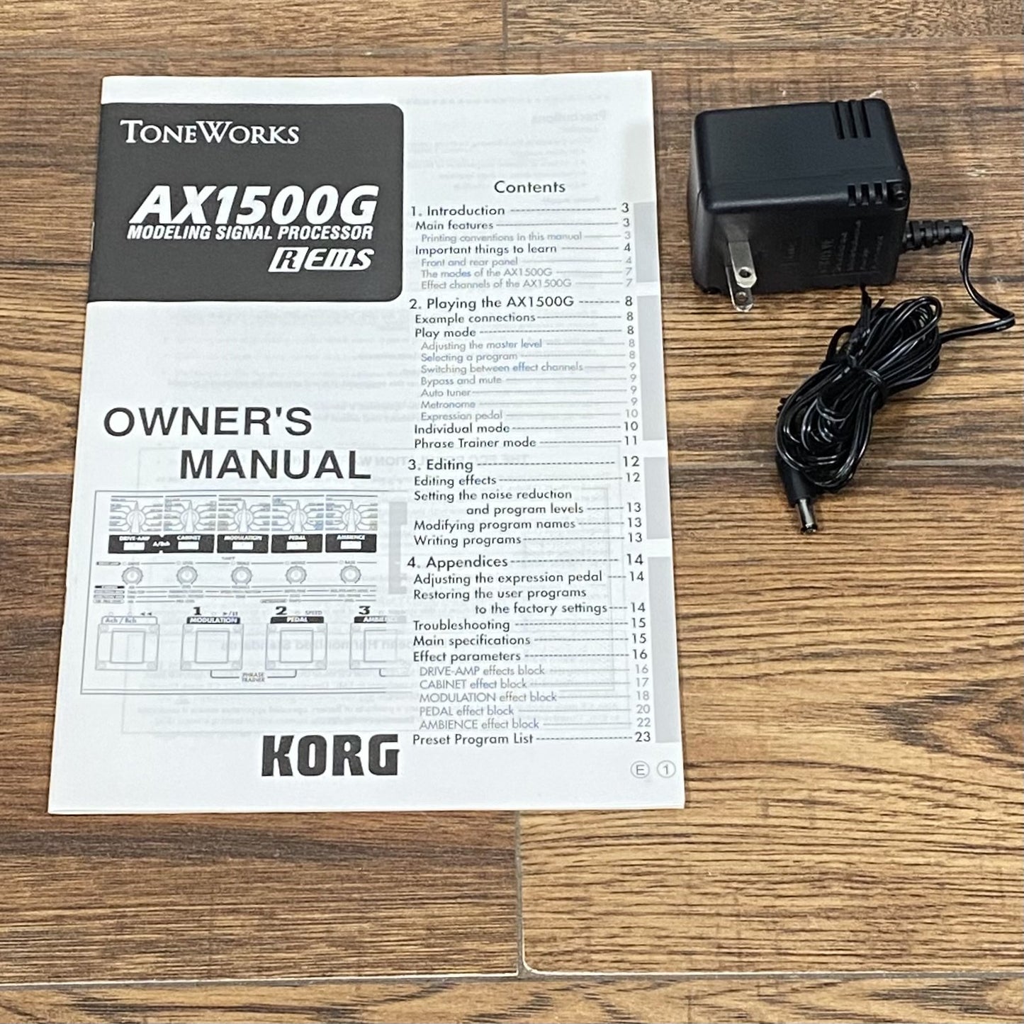 Korg ToneWorks AX1500G Guitar Multi Effect Pedal Used