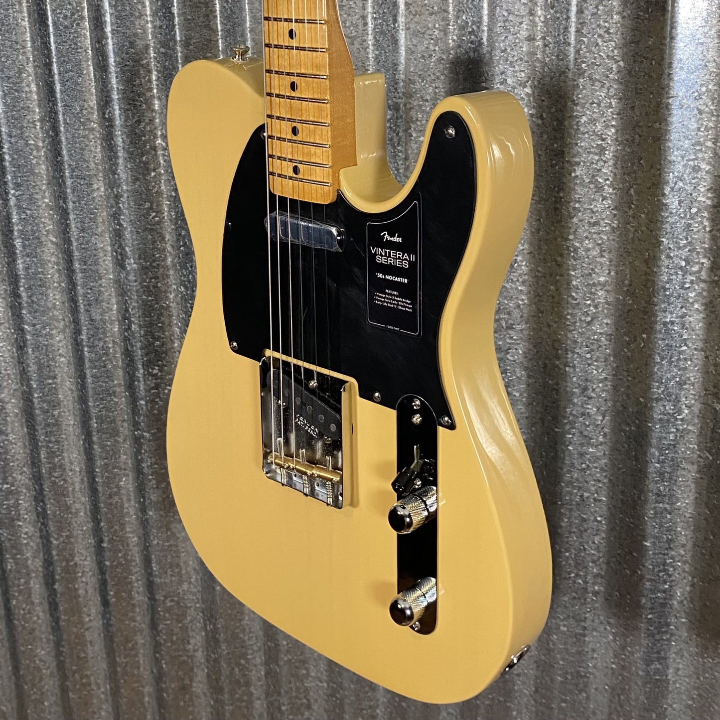 Fender Vintera II 50's Nocaster Blonde Guitar & Case #1893 Used