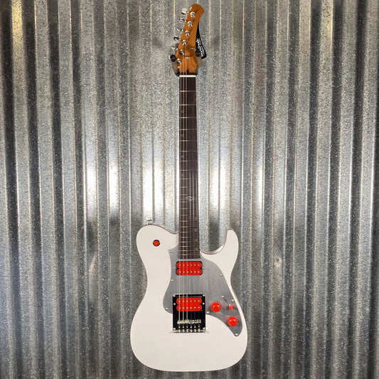 Westcreek Guitars TT-50KS T Style Dual Humbucker Guitar White #0053 Used