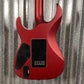 ESP LTD MH-1000 Evertune Candy Apple Red Satin Guitar & Case #0334 Used