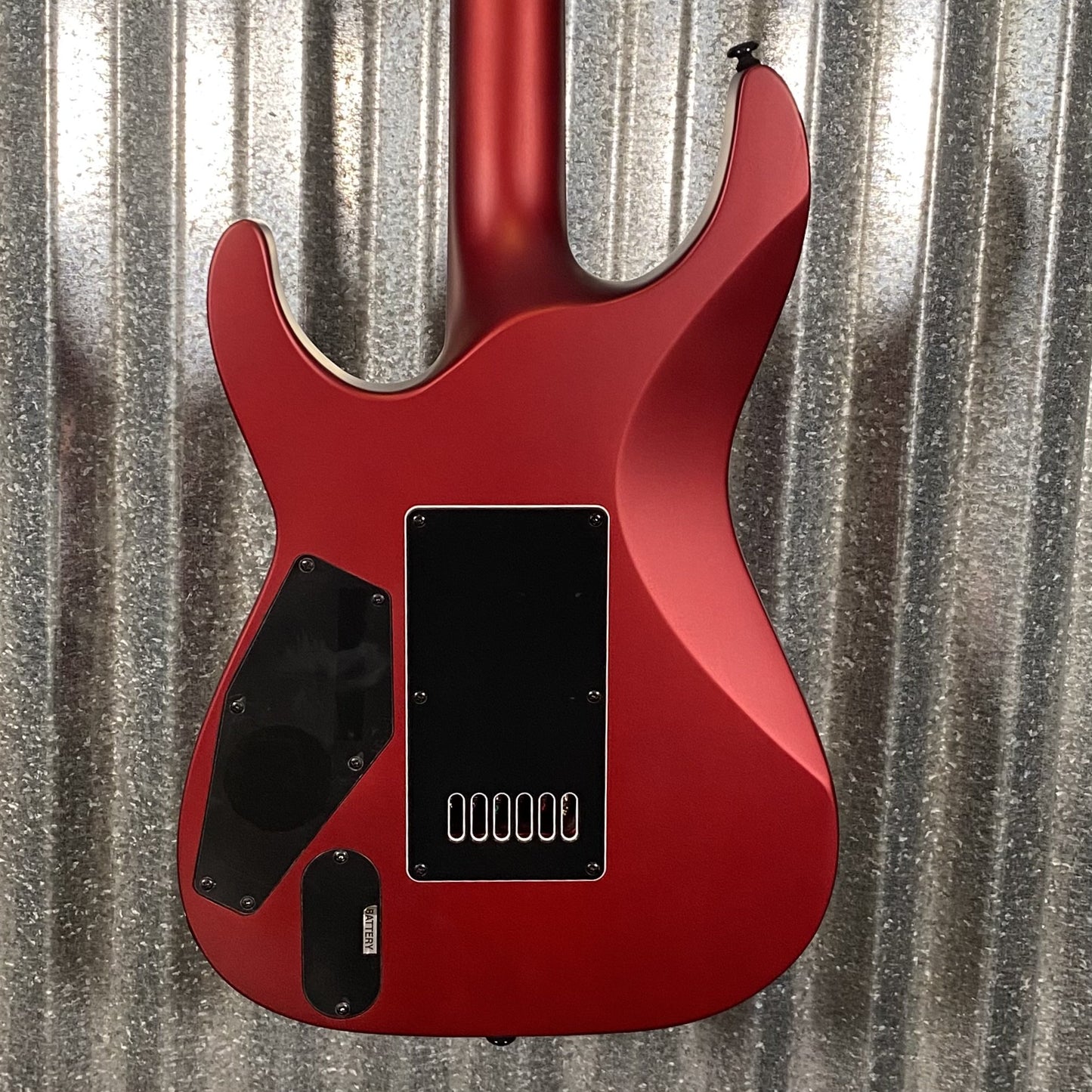 ESP LTD MH-1000 Evertune Candy Apple Red Satin Guitar & Case #0334 Used