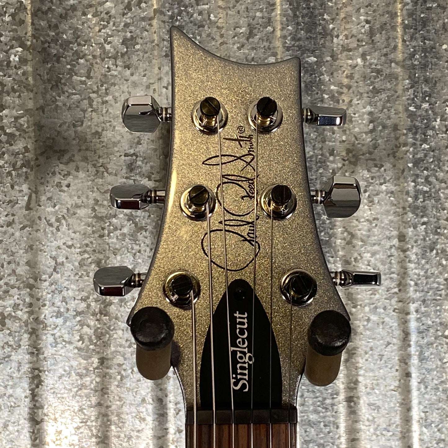 PRS Paul Reed Smith S2 Singlecut Semi Hollow Platinum Metallic Guitar & Case 2017 #6474 Used