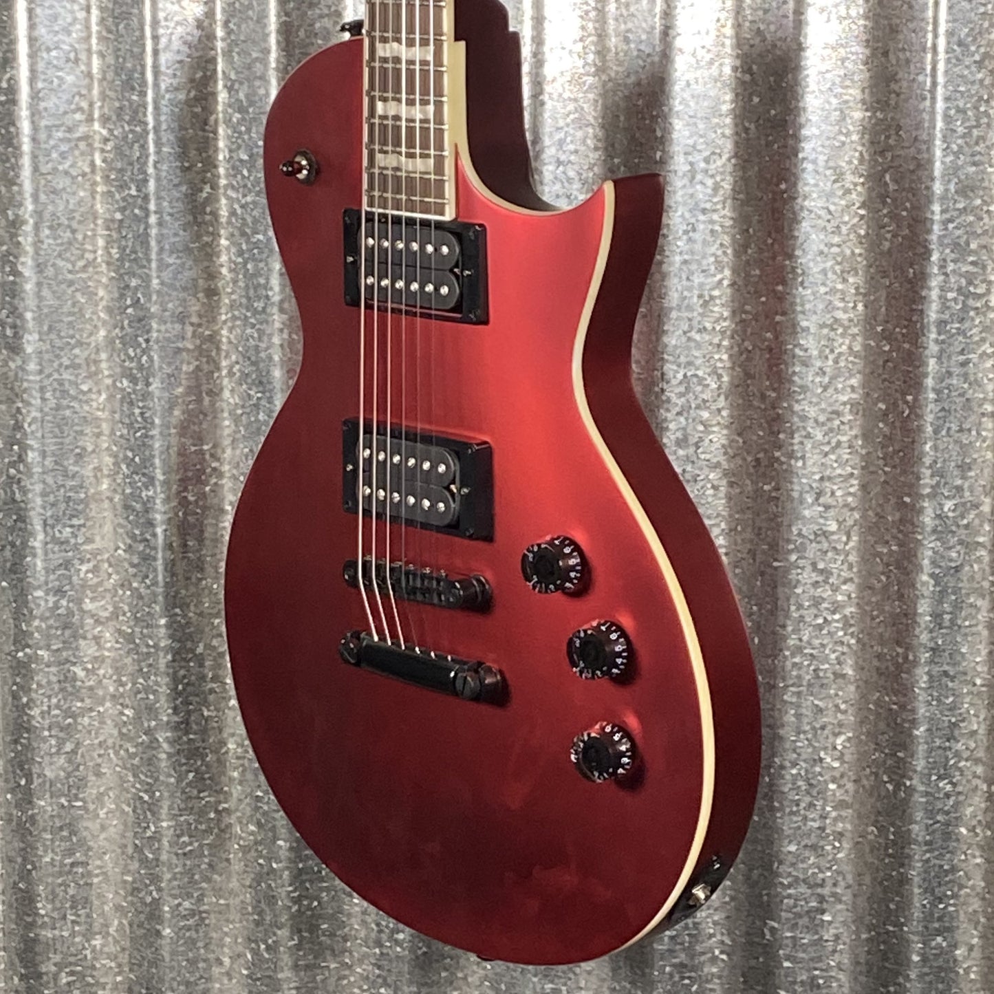 ESP LTD EC-256 Candy Apple Red Satin Gutar EC256CARS #0214 Used