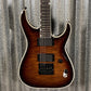 ESP LTD MH-1000 Evertune Flame Dark Brown Sunburst Guitar & Case #0341 Used