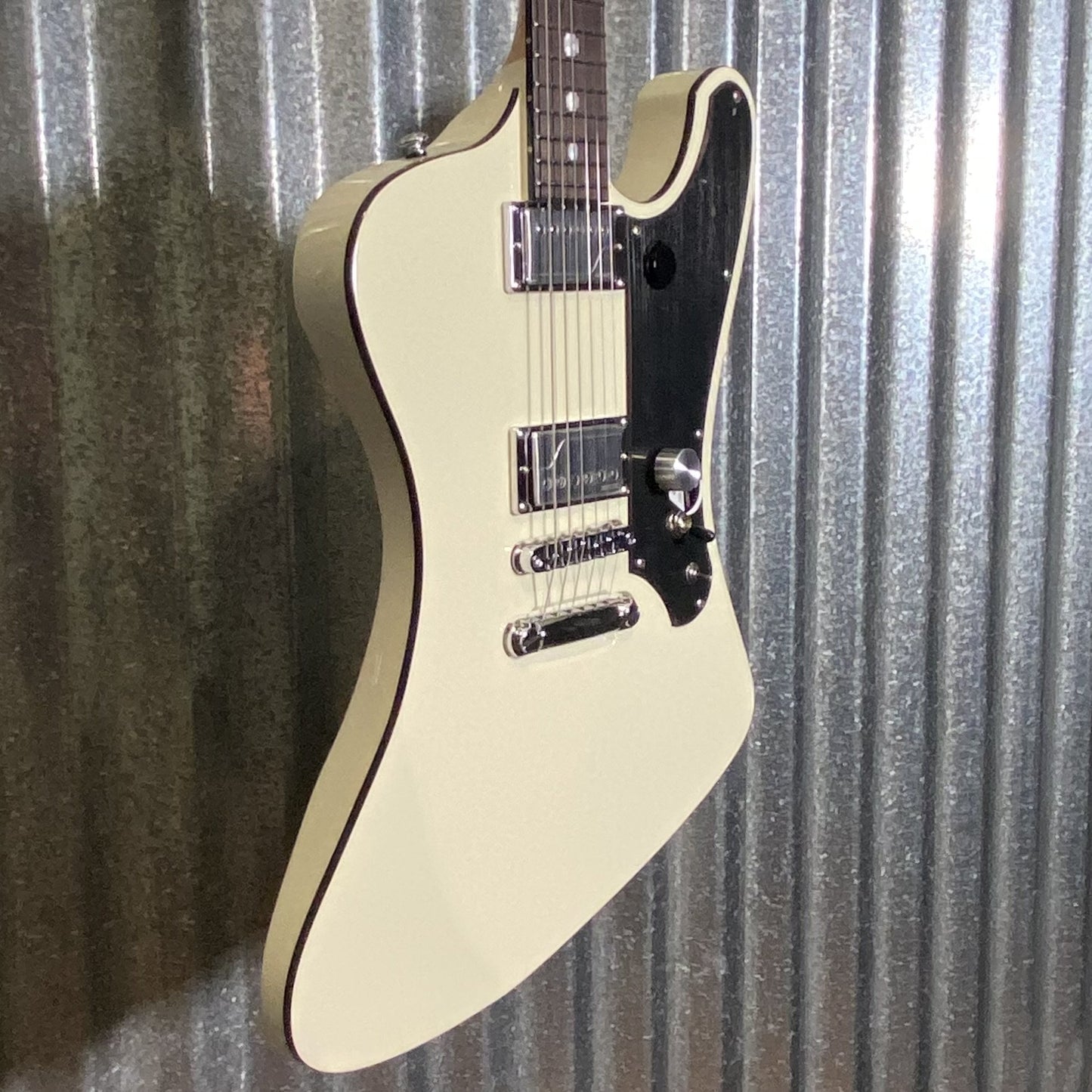 ESP LTD RZK-III Richard ZK Rammstein Phoenix Olympic White Guitar & Case LRZKIIIOW #0690 Used