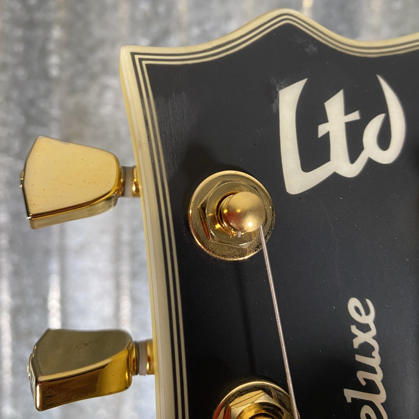 ESP LTD EC-1000TCMT Vintage Gold Satin Guitar EC1000TCTMVGS #1135 Used