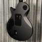 ESP LTD EC-1000 FR Floyd Rose Black Satin EMG Guitar EC1000FRBLKS #0758 Used