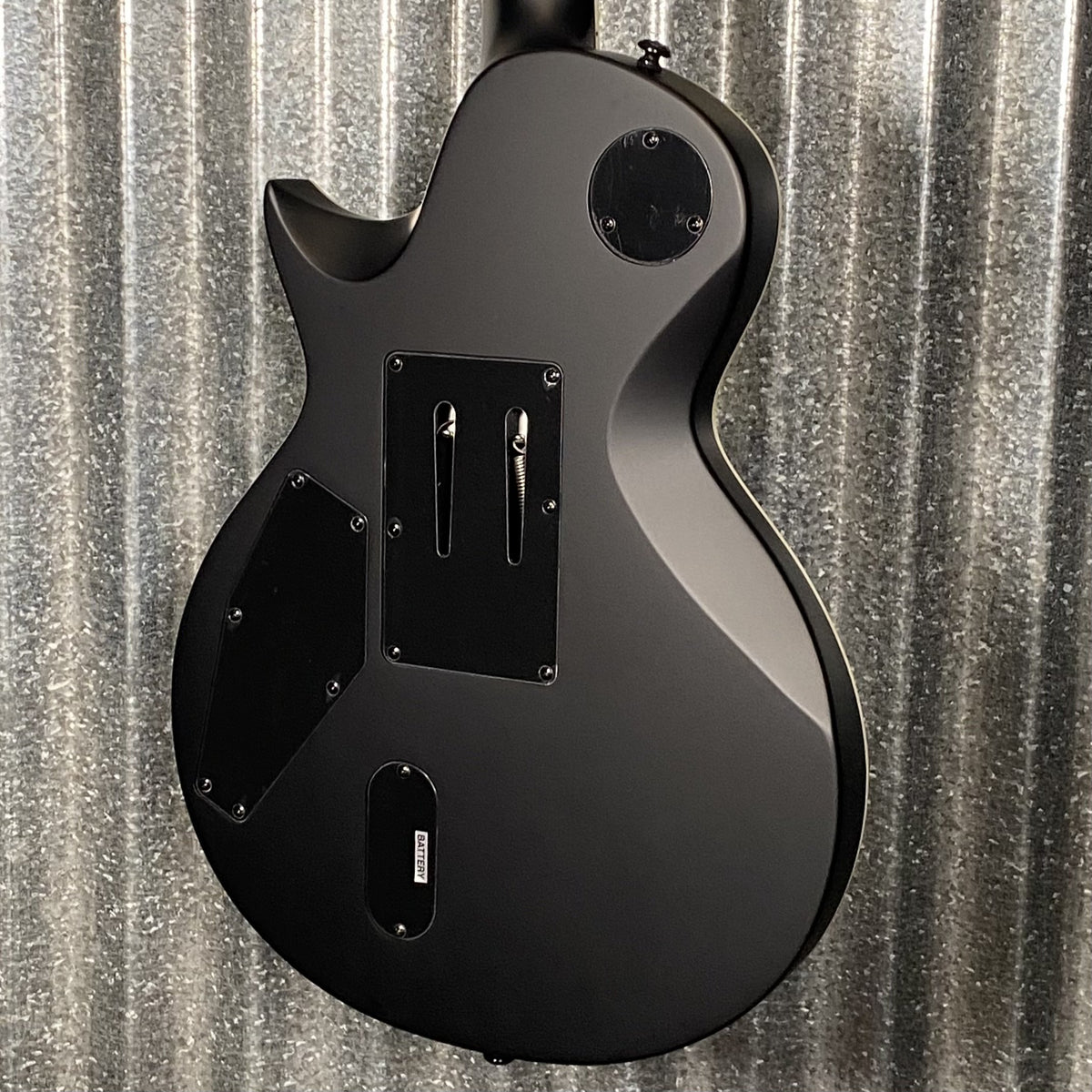 ESP LTD EC-1000 FR Floyd Rose Black Satin EMG Guitar EC1000FRBLKS #0758 Used