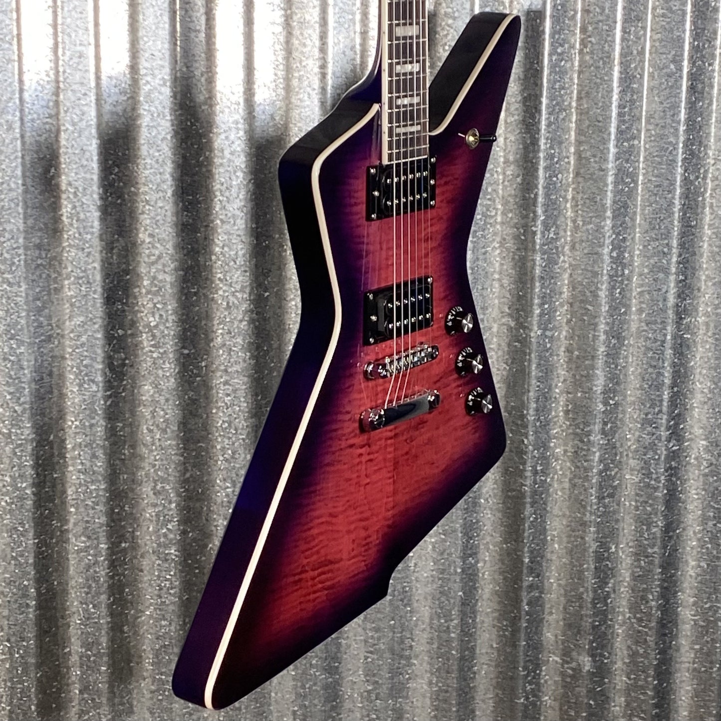 Westcreek Guitars Revenge Explorer Style Transparent Purple #0157 Used