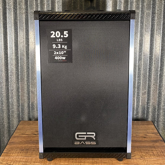 GR Bass AT 210V Carbon Fiber 400 Watt Vertical 2x10 8 Ohm Bass Speaker Cabinet