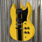 Westcreek Guitars Racer SG Offset Style Bumble-B Yellow #0003 Used