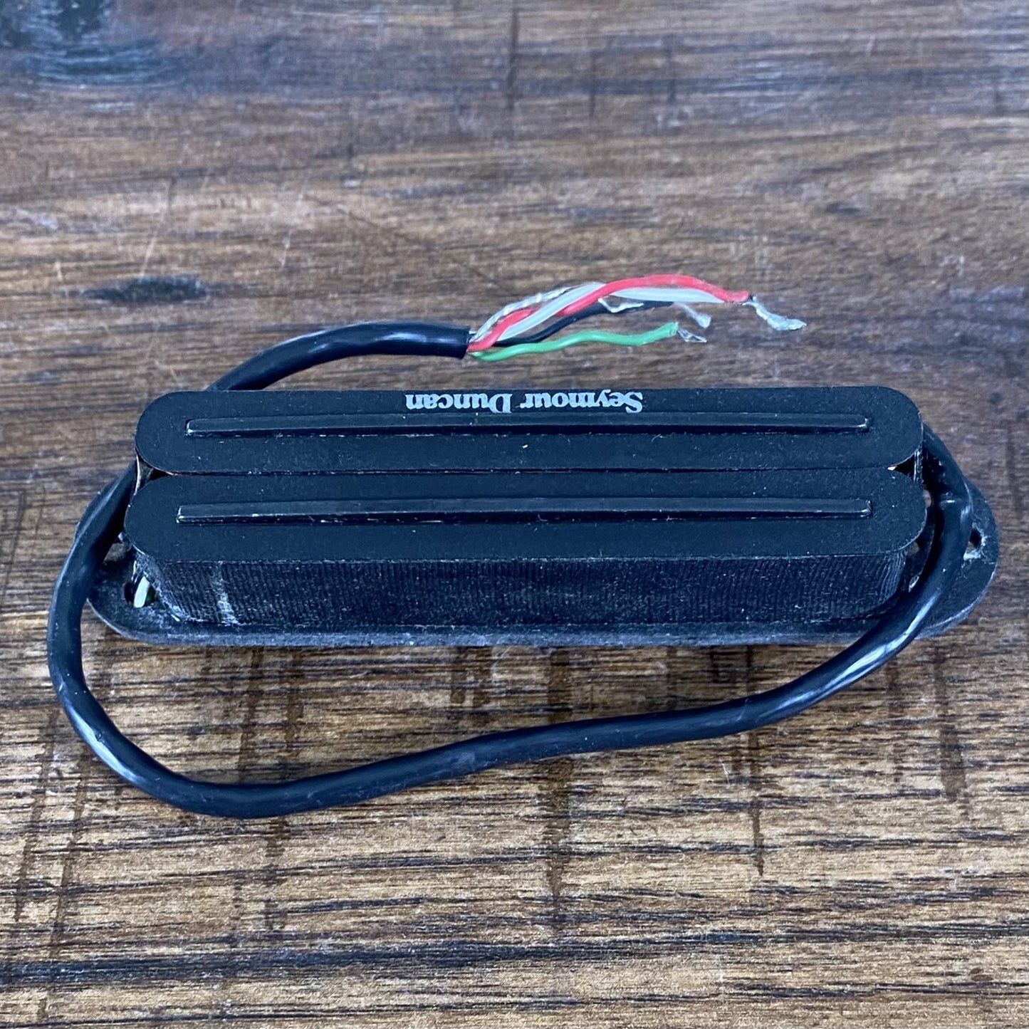Seymour Duncan SHR-1 Hot Rails Strat Middle N1 Humbucker Guitar Pickup 4 Conductor Black Used