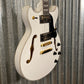 Westcreek Guitars 333 Semi Hollow Body Double Cutaway White #0123 Used