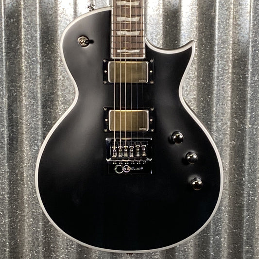ESP LTD EC-1000 ET Evertune Bold Binding Black Guitar EC1000ETBBBLKS #1208 Used
