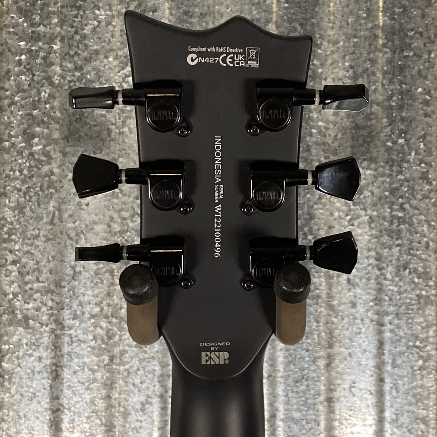 ESP LTD EC-256 Black Satin Guitar EC256BLKS #0496 Used