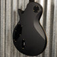 ESP LTD EC-1000 Vintage Black EMG Guitar EC1000VB #1108 Used