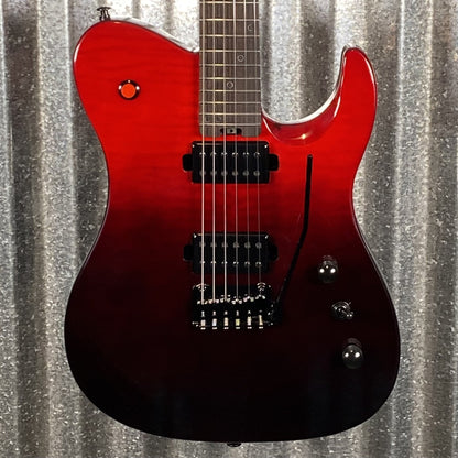 Westcreek Guitars Helyx T Style Dual Humbucker Sunset Ember Guitar #0101 Used
