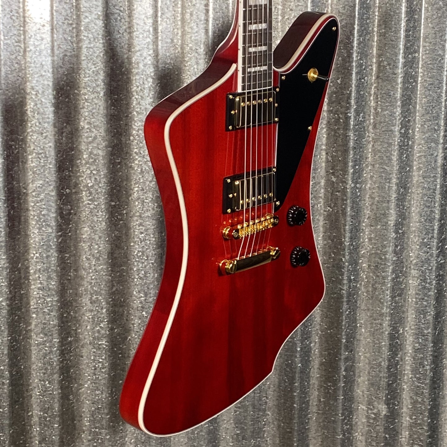 Westcreek Guitars Mirage T Bird Style Dual Humbucker Guitar Red #0046 Used