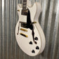 Westcreek Guitars 333 Semi Hollow Body Double Cutaway White #0123 Used