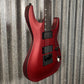 ESP LTD MH-1000 Evertune Candy Apple Red Satin Guitar & Case #0334 Used
