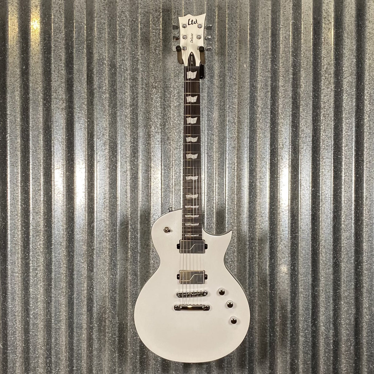 ESP LTD EC-1000 Pearl White Guitar EC1000PW #1087 Used