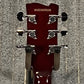 Westcreek Guitars Underdog LP Transparent Red Guitar #0106 Used