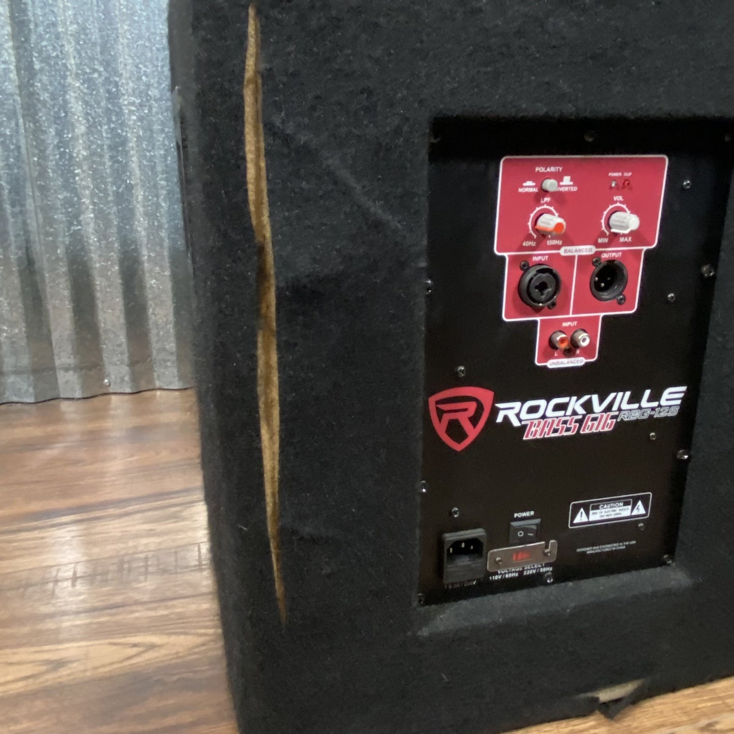 Rockville RBG12S 12" 400 Watt Powered PA Subwoofer #2 Used