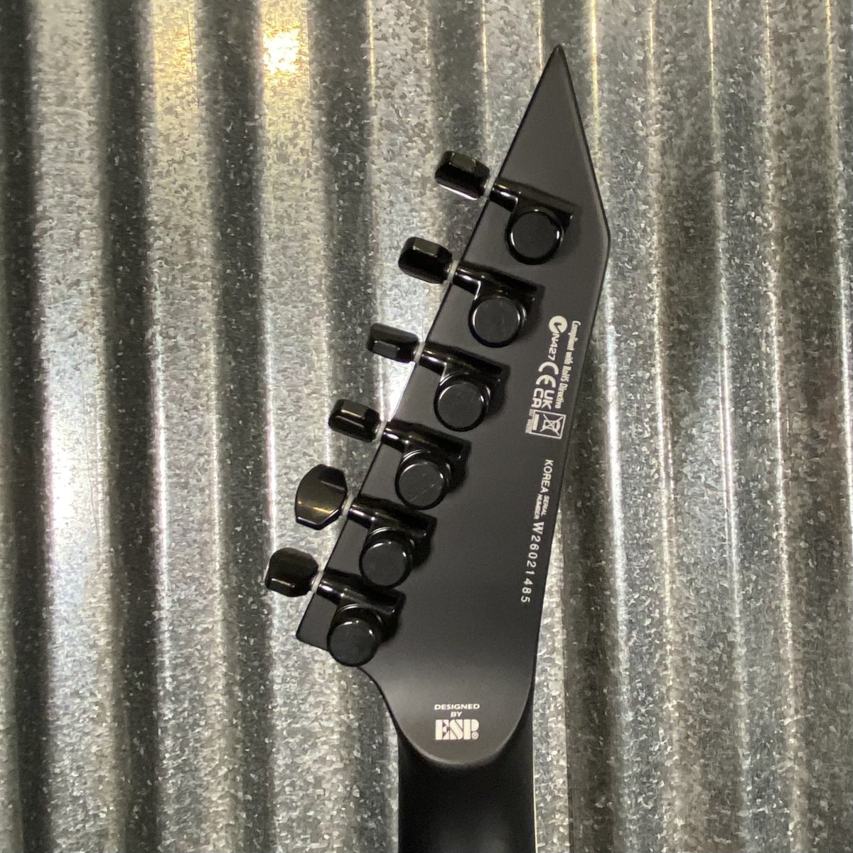 ESP LTD MH-1000B Baritone Black Satin Guitar MH1000BBLKS #1485 Used