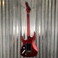 ESP LTD MH-1000 Evertune Candy Apple Red Satin Guitar MH1000ETCARS #0106 Used