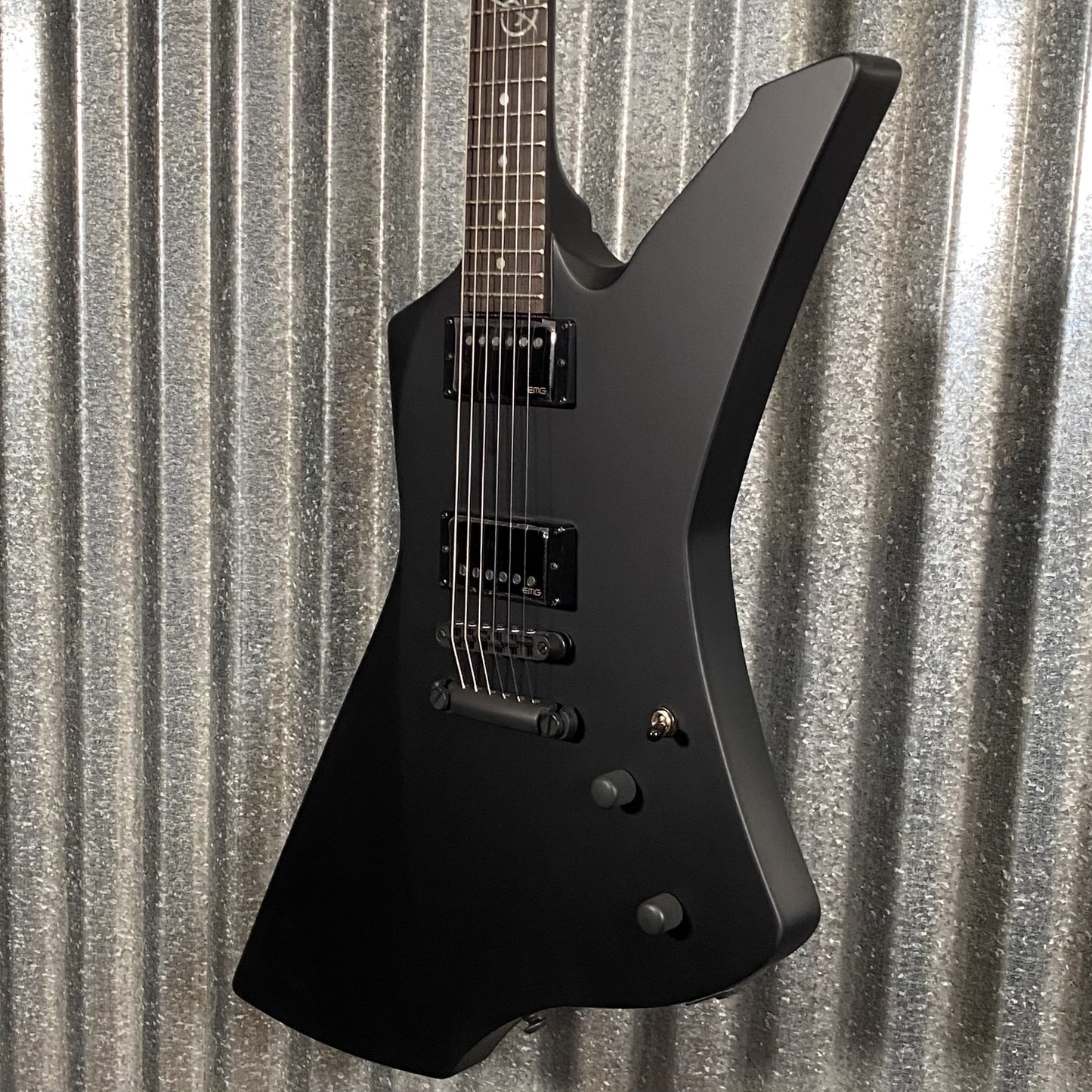 ESP LTD Snakebyte James Hetfield Black Satin Guitar & Case #0850 Used