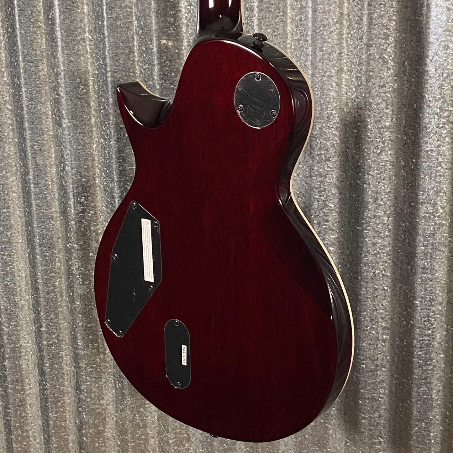 ESP LTD EC-1000 QM Quilt Top See Thru Black Cherry Fluence Guitar & Case #0202  Used