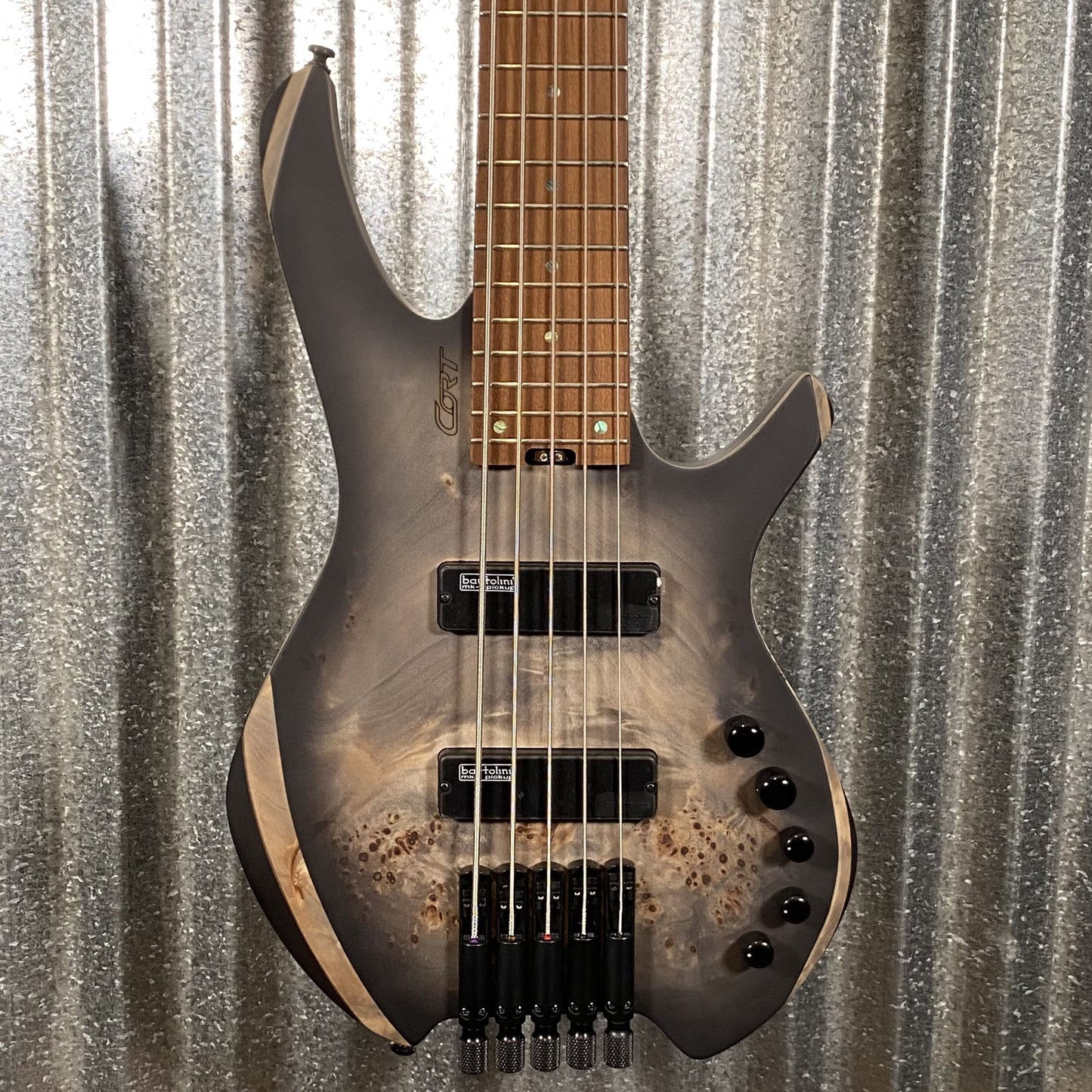 Cort Artisan Series Space Headless 5 String Bass Star Dust Black SPACE5SDB & Bag #8576
