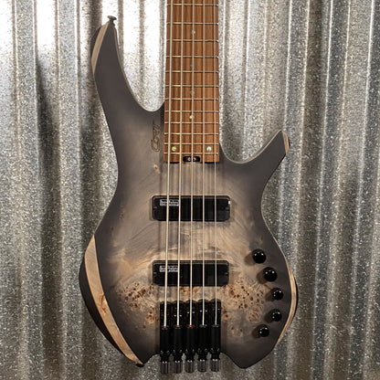 Cort Artisan Series Space Headless 5 String Bass Star Dust Black SPACE5SDB & Bag #8576