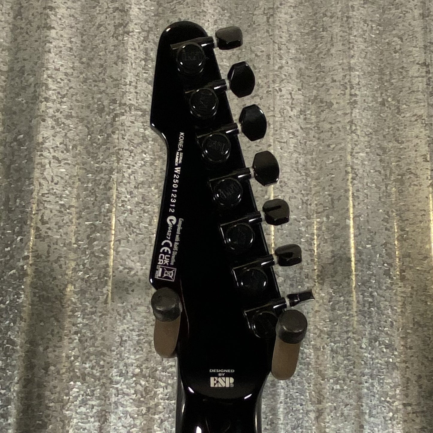 ESP LTD SCT-607B Stephen Carpenter 7 String Baritone Black Guitar Fluence Guitar & Case SCT607BBLK #2312 Used
