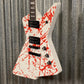 Westcreek Guitars Revenge Explorer Style Scratch White Red #0076 Used