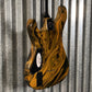 Schecter C-1 Hydro Dip Golden Eclipse Guitar #0739