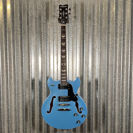 Westcreek Guitars 333 Semi Hollow Body Double Cutaway Blue #0027 Used