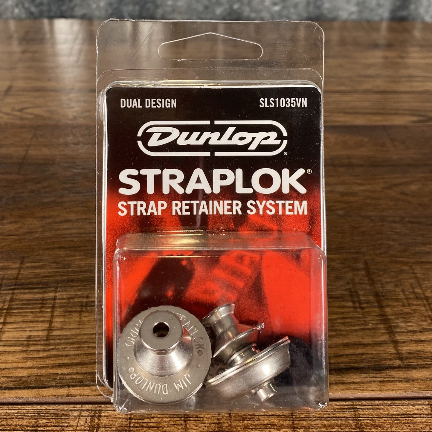 Dunlop Straplok SLS1035VN Dual Design Strap Lock Vintage Nickel Straplock Retainer