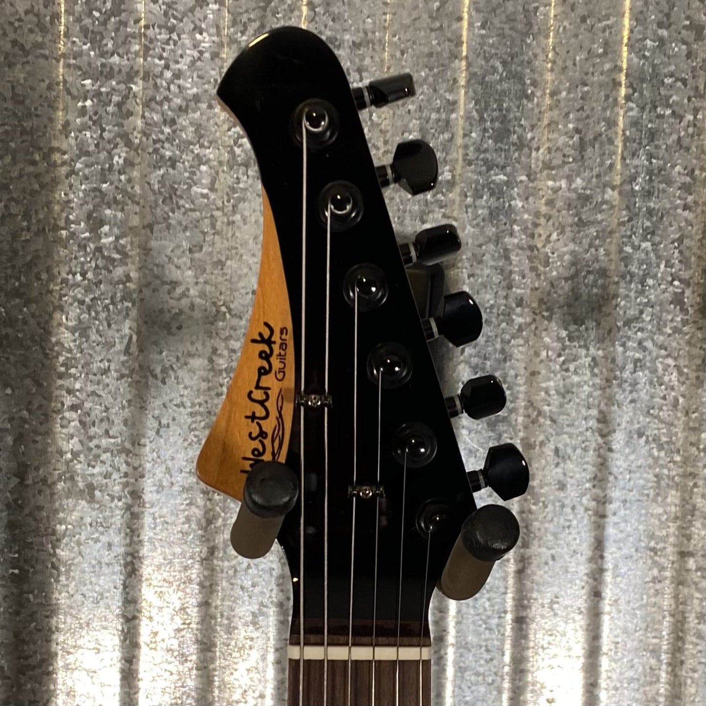 Westcreek Guitars Aetheris Superstrat Yellow Tiger Guitar #0032 Used