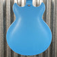 Westcreek Guitars 333 Semi Hollow Body Double Cutaway Blue #0087 Used